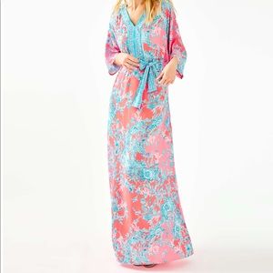 Lilly Pulitzer Carmynn Maxi Caftan NWT